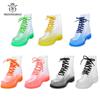 Fashion Summer Women Rain Boots Fashion Waterproof Shoes Woman Non-slip Transparent Boots Female Candy Colors Outdoor Girl's Shoes