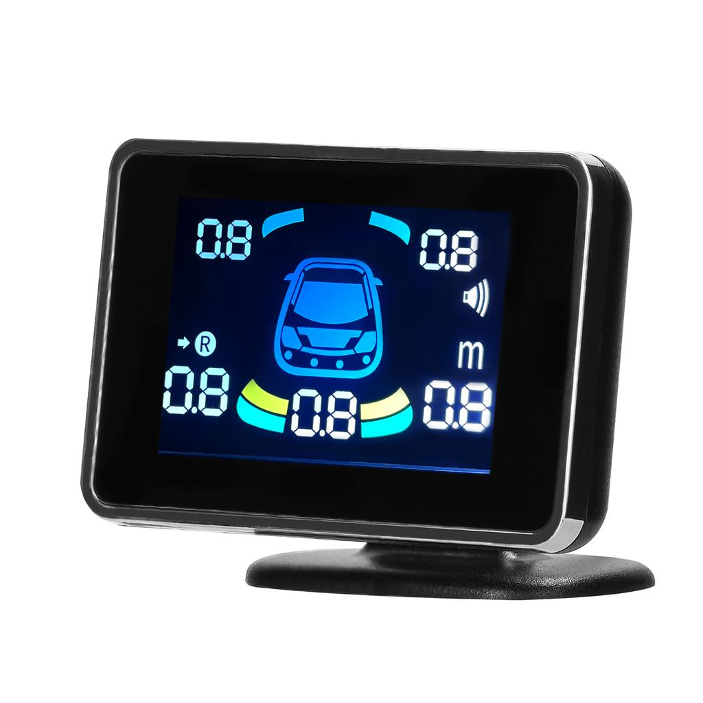 Car Parking Sensor Reversing Radars System Front & Rear Support Sound WarningBuzzerMute with 8