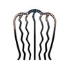 Hair Comb Cubic Zirconic Stable Waved Anti-slip Lightweight Hair Decoration Decorative Smooth Hair Bund Comb Hair Styling Tool