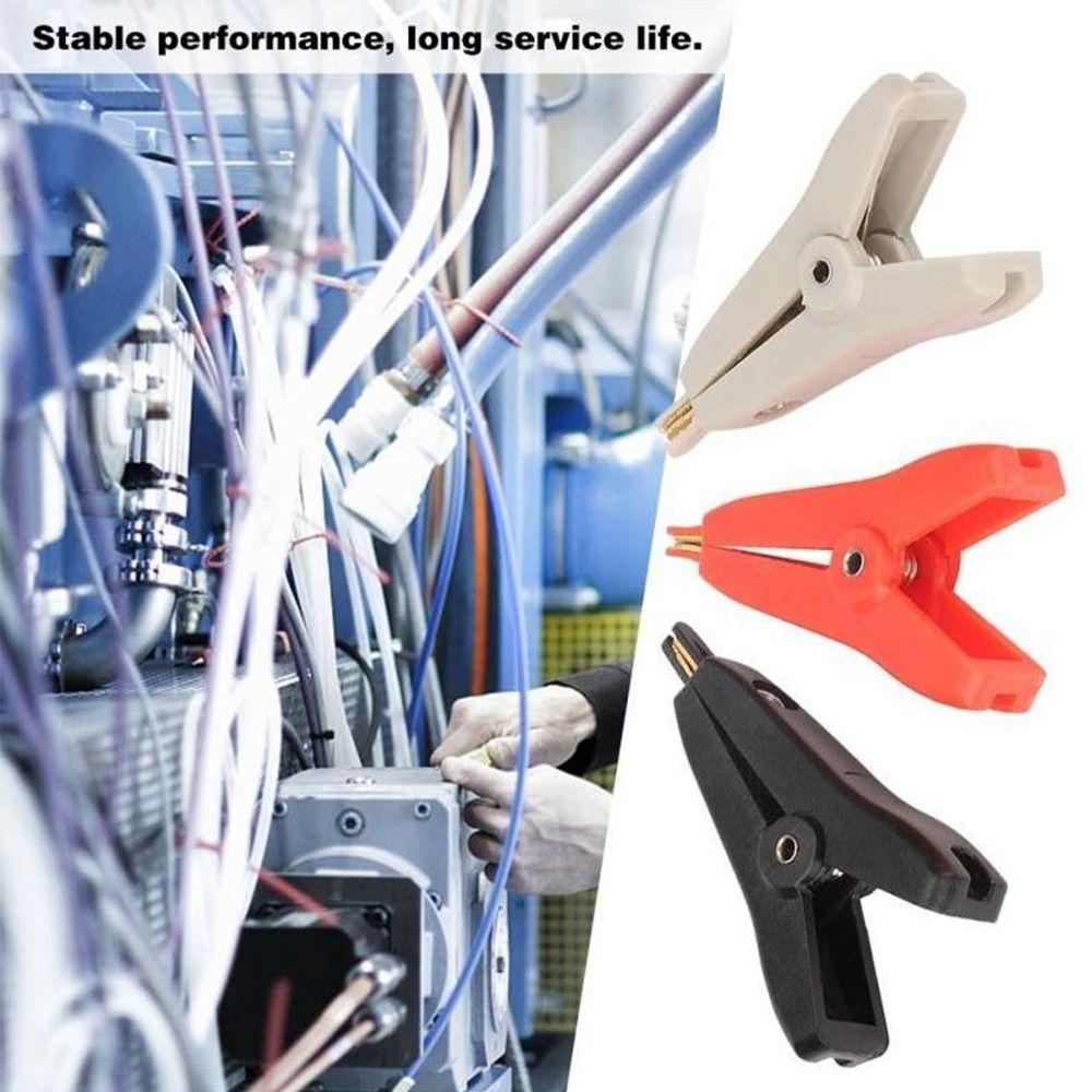 Clips LCR Kelvin Clip Copper Brass Alligator Clamp LCR Kelvin Alligator Clamp Flat Crocodile Clip