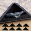 8Pcs Anti-slip Fixing Sticker Adhesive Rug Gripper Pads Triangle/Trapezoid Reusable Prevent Slipping
