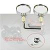 Retro Motorcycle Handlebar Mirrors Silver Small Round Handle Bar Mirrors for Honda CBR600RR CBR1000RR CBR 600RR 1000RR