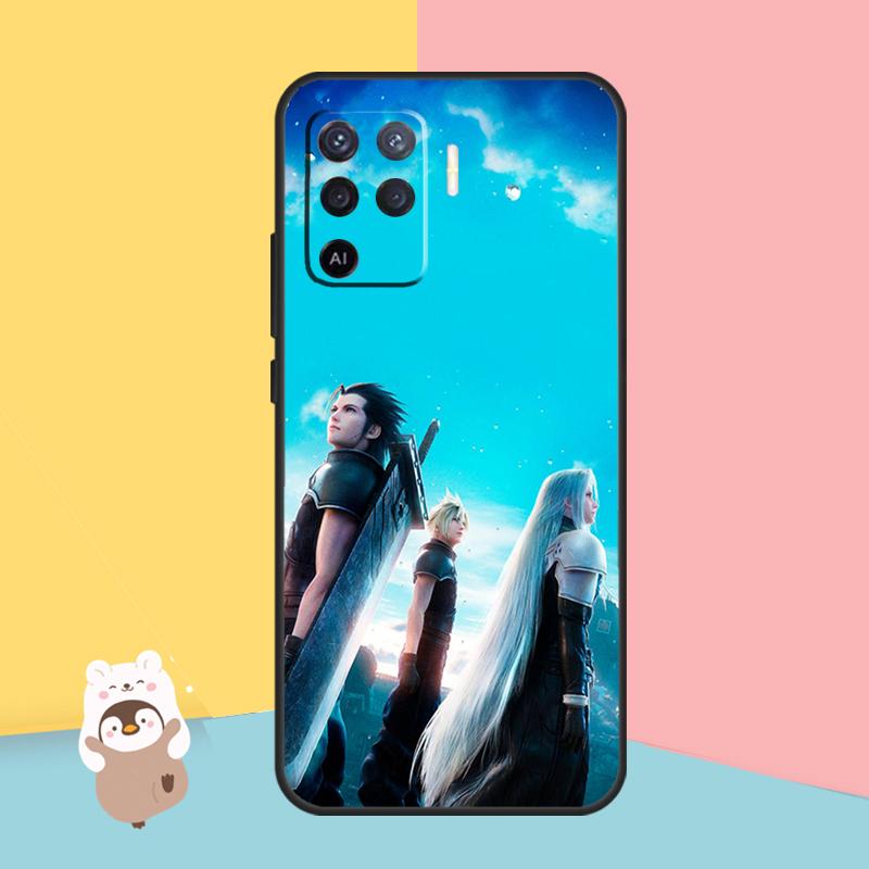 Final Fantasy Case For OPPO A94 A74 A54 A53S A53 A31 A5 A9 2020 A52 A72 A83 A91 A93 A1K A15 A16 Cover