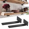Heavy Duty Floating Shelf Brackets Metal Wall Shelf Support Cast Iron Shelves Brackets