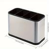 Multifunctional Kitchen Utensil Holder Stainless Steel Spoon Fork Chopstick Holder