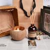 Coconut Scented Candle Gift Box Niche High-end Atmosphere Bedroom Incense Fresh Sea Breeze Series Gift Fragrance Set