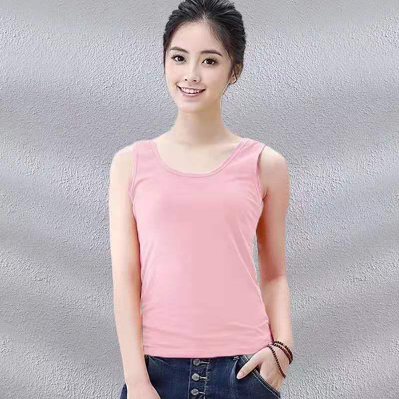 Women's Korean Style Camisole Vest: Large Size, Versatile Outdoor Wear, Perfect for Students