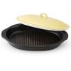 Ranchan Microwave Griller 757566 (Oval) (Light Yellow) 3239-067 14x22.5x6.5cm