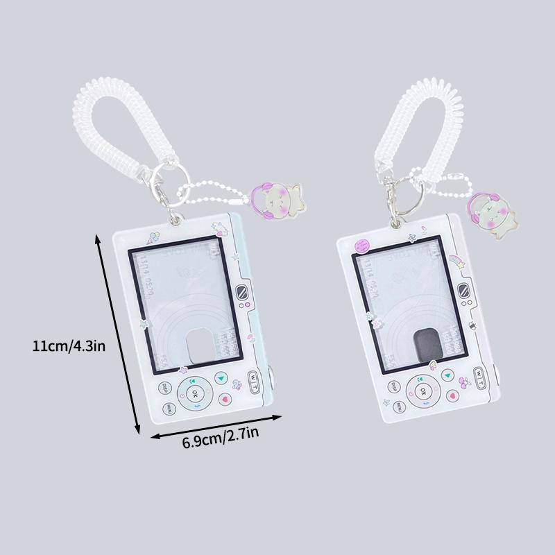 Binder Photocards Holder Mobile Phone Shape Acrylic Photo Frame Supplies Poca Holder Idol Picture Protector Stationery Supplies