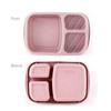 Durable Dinnerware Wheat Straw Food Fruit Container Picnic Storage Boxs Lunchbox Lunch Box