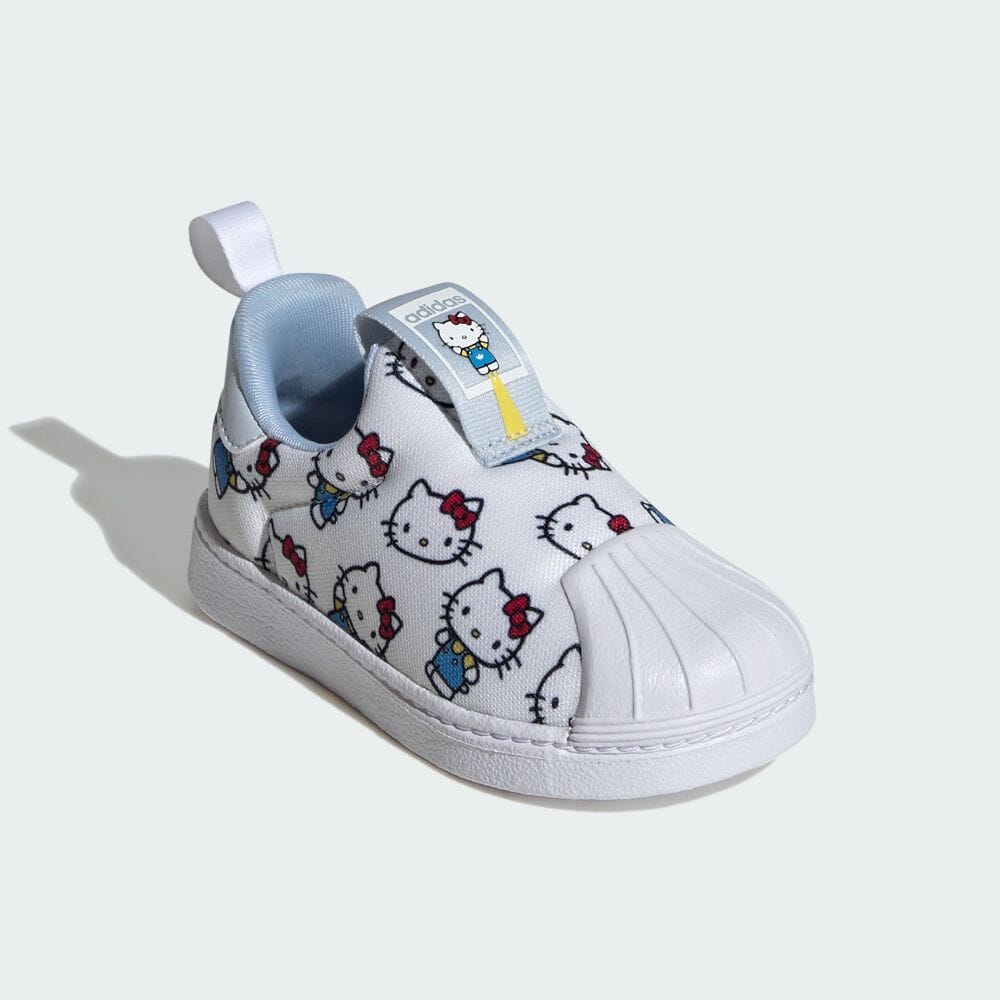 Adidas ADIDAS X HELLO KITTY SST 360 KIDS Footwear White Sneakers ORIGINALS Kids / Children's IF7019 Footwear White / Halo Blue / Globe Blue