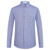 Men‘s Plaid Striped Long Sleeve Oxford Shirt - Premium Quality Breathable, Button Up Design - Ideal for Business & Formal Events
