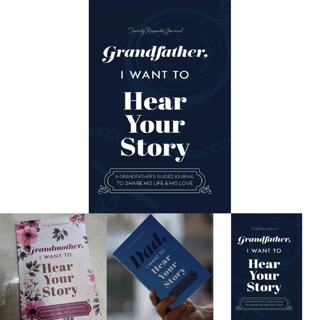 Heirloom Edition Dad I Want To Hear Your Story Nostalgic A5 Notebook For Memories
