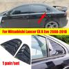 For Mitsubishi Lancer EX X EVO 2008-2018 Rear Window Side Vent Shutter Louver Cover Trim Car Accessories Auto Parts Carbon Fiber