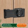Punch-Free Password Lock: Anti-Theft Lock for Wardrobe, Cabinet, Drawer, Refrigerator, and File Doors