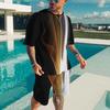 New Summer Men's  Tracksuit Suit 3D Print Sports Men Clothing Men's Sets Short-Sleeve Suit Tshirts+Shorts 2 Piece Sets For Men