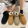 Fashion New Classic Thickened Fluff Women's Snow Boots Comfortable Warm Ankle Boots Women Winter Ladies Shoes Chunky Botas Mujer