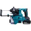 Makita 18mm Rechargeable Hammer Drill 18V6Ah with 2 and Case HR183DRGXV Batteries, Charger,