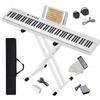 Piano Stand Longeye Electronic Piano 88 Keys with 10mm Can Be Used for a Long Perfect for Case Pedal MIDI Music Keyboard Earphones [Electronic Set]