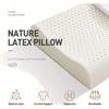1 Pcs 93% Latex Pillow Massage Pillows for Sleeping Orthopedic Pillow Pure Natural Latex Memory Pillow