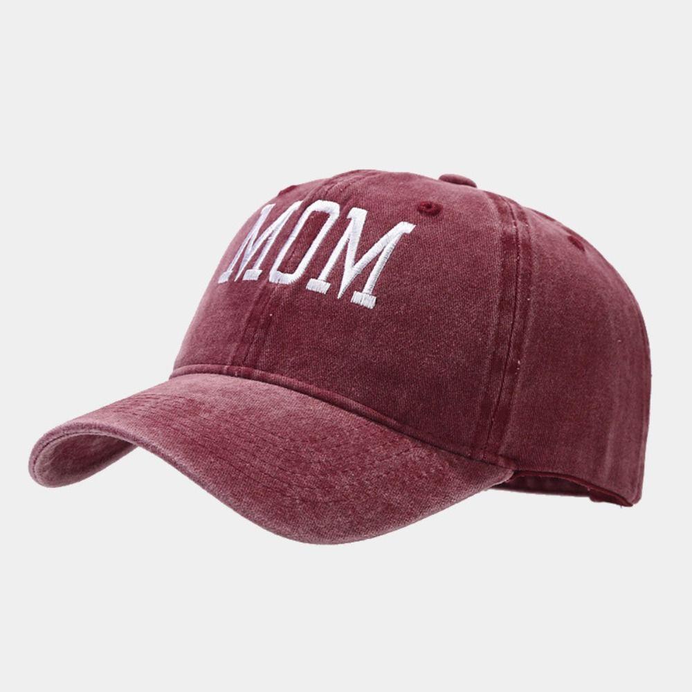 Vintage DAD MOM Embroidery Baseball Caps Adjustable Baseball Hats Men Women Distressed Faded Cap