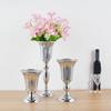 Decorative Wedding Flower Vase Golden Simulated Flower Holders Dried Flower Pot Photo Props
