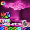 RGB LED Strip Lights for Bedroom USB Powered,24Keys Remote Control,Color Changing Ambient Lighting for Room Decor, Kitchen & Bar
