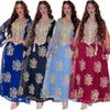 Middle Eastern Embroidered Muslim Women's Dress