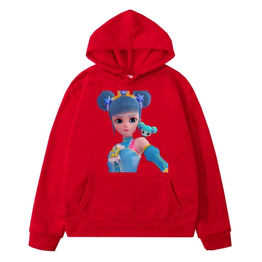 Tini Ping Hoodies Sweatshirt Autumn Anime Hoodie Kids Clothes Girls Y2k Sudadera Boys Fleece Pullover Jacket Children Clothing