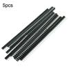 5Pcs 2.54mm Pitch Single Row Female 40 Pin Header Socket Strip Connector PCB