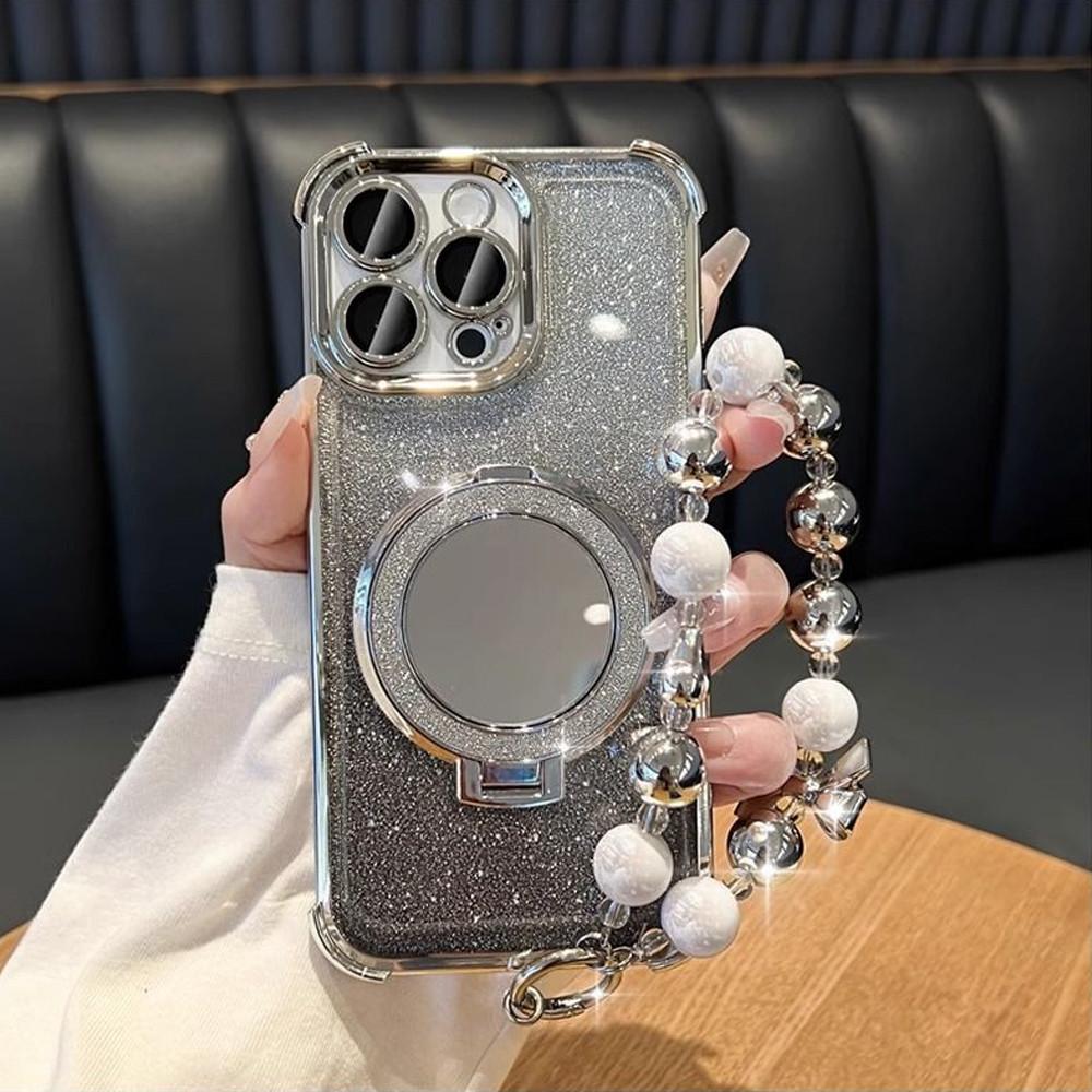 Luxury Bracelet Glitter Shockproof Phone Case For Xiaomi POCO X7 14T Pro Redmi Note 14 Pro Plus 14C 4G 5G Mirror Stand Soft Case