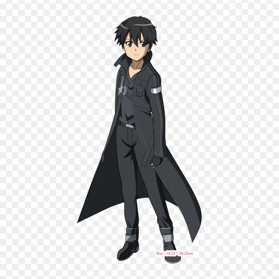 Sword Art Online Kirito Costume Kirito Asuna Iron On Patches For Clothing Applique Stickers On Clothes Heat-Sensitive Custom Patch