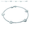 [I9095] - Silver Bracelet 'Choréographie' Silver (rhodium-plated) - 10 Mm