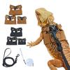 Bearded Dragon Harness And Leash Set Faux Leather Reptile Lizard Harness