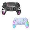Wireless Bluetooth Game Console for PS4 Controllers with RGB LED Lighting | Double Shock | Six-Axis Motion Sensor | 1000mAh Battery | 3.5mm Audio Jack
