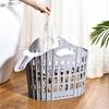 Laundry Basket with Ergonomic Handle Large Capacity Foldable Design Clothes Hamper Ventilated Multifunctional Storage Basket