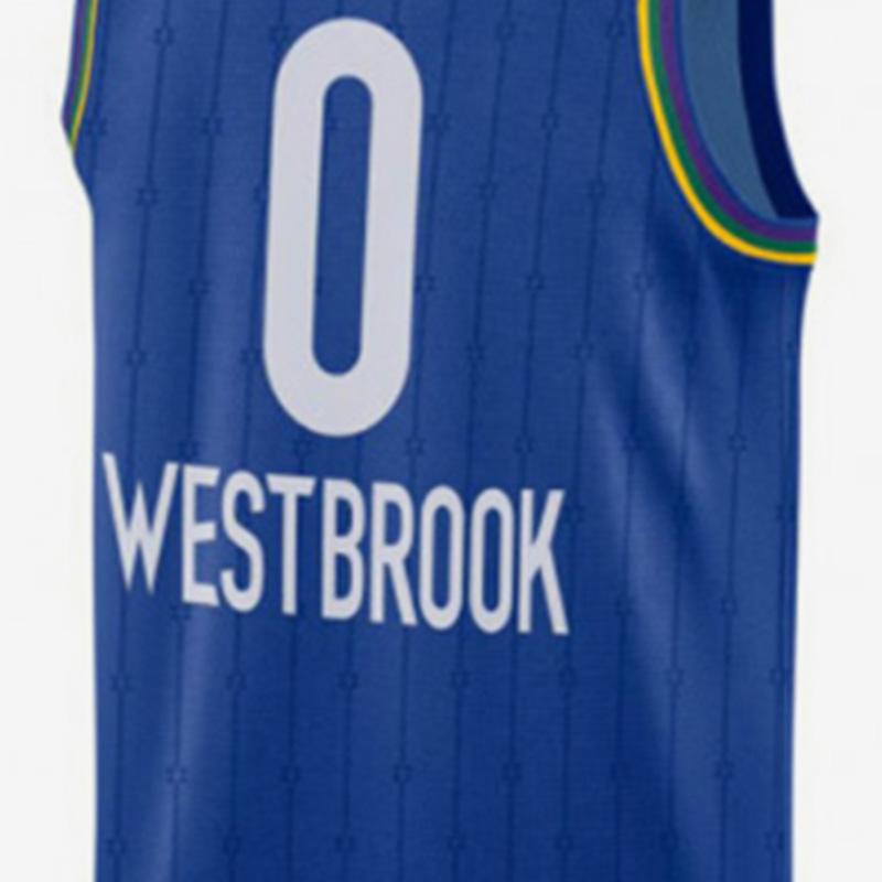 Jordan Джерси НБА All-Star Edition Swingman - Russell Westbrook Men Jersey Blue CJ1059-404