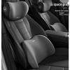 Car Headrest Neck Pillow Set: Lumbar Support and Neck Relief Support Pillows for Car Seat