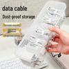 Mobile Data Cable & Charger Organizer: Compact Storage Bag for Home & Office