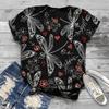 New Colored Dragonfly Men's 3D Printed Short Sleeved T-shirt