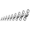 20Pcs Bearing Fishing Swivel Stainless Rolling Swivels Barrel Swivel Line Connector Heavy Duty Fishing Tackle Accessory