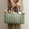 Portable Baby Wipes Organizer Handle Nursery Storage Container Diaper Storage Handbag Mom