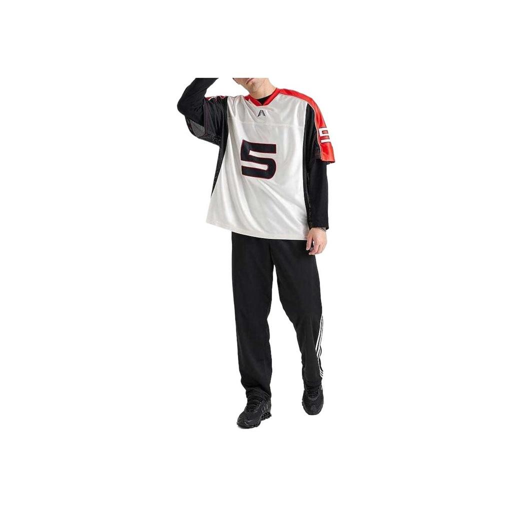 Adidas Ae Short Sleeve Jersey Cloud White/Active Red Men Streetwear JD6151