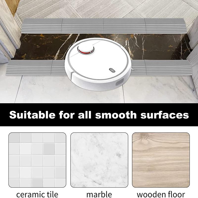 Anti-Slip Threshold Door Step Ramp Kit Inteligent Robot Vacuum Cleaner Ramp Door Sill Strip Robotic Vacuum Cleaner Accessories