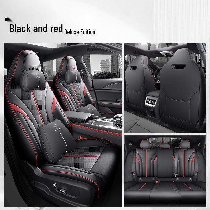 Hongqi H6 Leather Car Seat Cover – Full Surround, Universal Fit for All Seasons, 5-Seat Cars