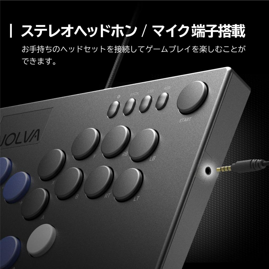 NOLVA Mechanical All-Button Arcade Controller for Windows PC [Limited to Japan]
