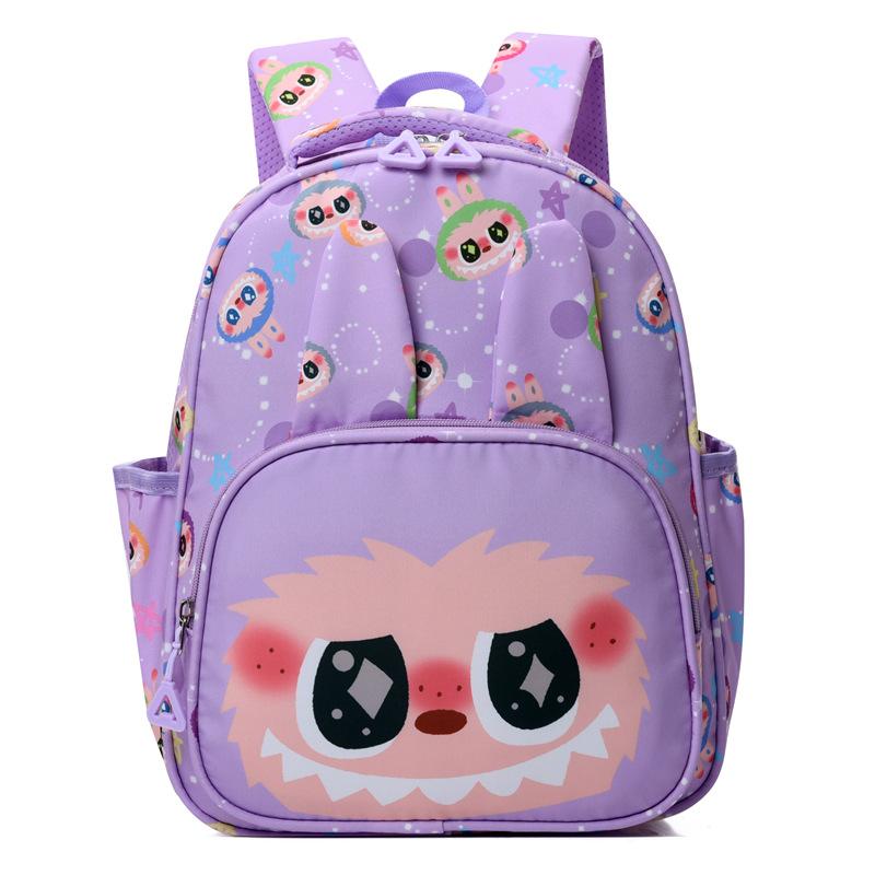 Labubu Cartoon Primary School Student Backpack Cute Lightweight Weight-reducing Children's Backpack CLE