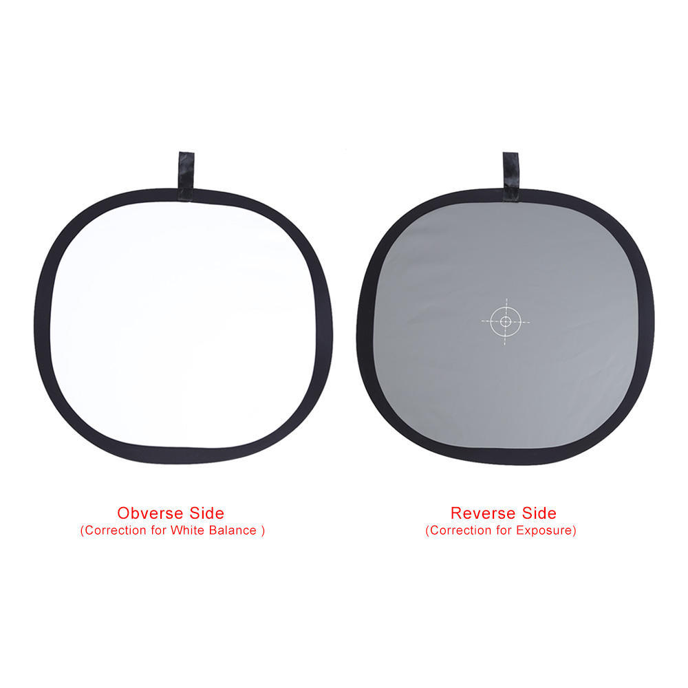 30cm White Balance Focus Board 18% Photography Gray Board Back Soft Light Portable