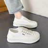 Biscuits Canvas Shoes Women's Autumn New Platform College Style Casual Shoes Muffin White Shoes Women's Tide