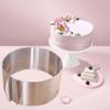 Cake Mousse Ring Metal Baking Adjustable Stainless Steel Maker Decorating for